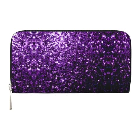 Portefeuille SDFHU violet à paillettes Cover
