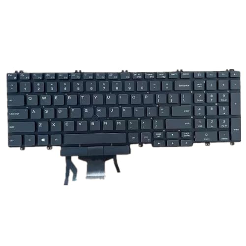 Clavier Dell Latitude 5500 5501 noir version US pour remplacement