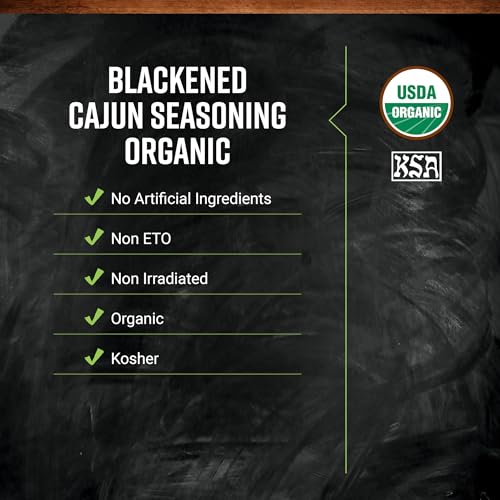 Frontier Co-op Organic Blackened Cajun Seasoning, 1lb Bulk Bag - Bold, Smoky Spice Blend with Cayenne and Paprika for Seafood, Grilling, Snacks, Restaurant Supply | 16 Ounce (Pack of 1) - Image 3