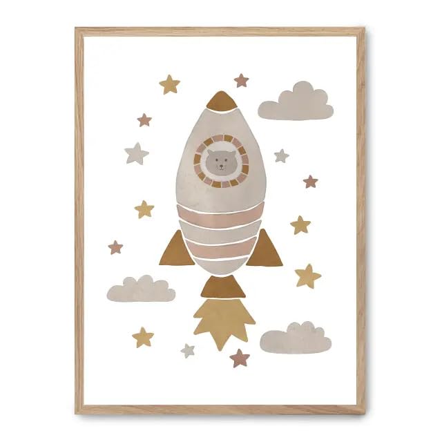 Cuadro rocket ii_FASE5 illustration premium sur papier d'art pour intérieur