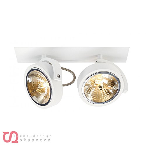 Preisvergleich Produktbild SLV KALU 2 Einbauleuchte, Aluminium, G5.3, Weiß Matt