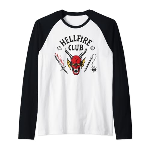 Stranger Things 4 Hellfire Club Logo Raglan