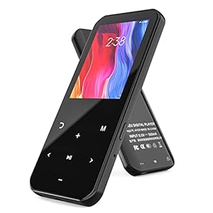 MP3 Player Bluetooth 5.0 32 GB RUIZU 2.4” Tragbarer HiFi Verlustfreier MP3 Player mit FM Radio Sprachaufzeichnung…