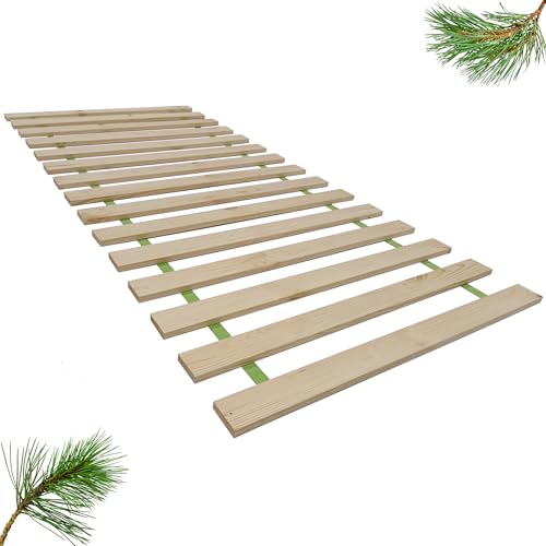 INNOVAHOME Lattenrost 80x200cm - Massives Kiefernholz Rollrost 80x200cm mit 15 Stabilen Latten – Tragkraft bis 140kg - Einfache Montage mit Ink. Schrauben - Robuster & Langlebiger Bettrost INNOVAHOME Lattenrost 80x200cm - Massives Kiefernholz Rollrost 80x200cm mit 15 Stabilen Latten – Tragkraft bis 140kg - Einfache Montage mit Ink. Schrauben - Robuster & Langlebiger Bettrost
