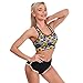 Comfortable Black and White American Flag Sunflower Art Yoga Vest for Women Girls, Racerback Tank Tops with Pads Bounce Control Activewear for Sports Fitness