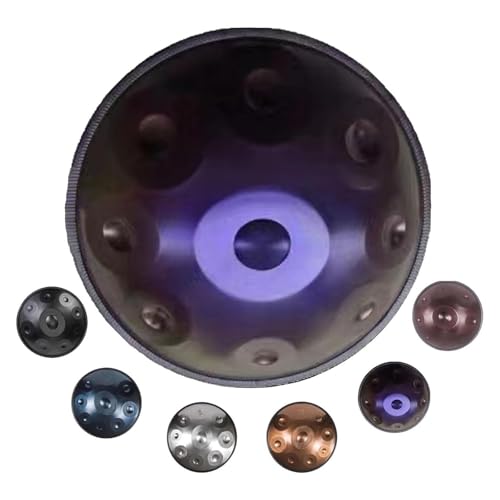 22�C���`��l�p�n���h�p���E�h���� ? �X�`�[�����n���h�p���Z�b�g�A432Hz/440Hz�A9/10/12���AD�}�C�i�[�E�p�[�J�b�V�����y�� ? �X�^���h�A��p�o�b�O�A�}���b�g�t��(Purple,432HZ/9Note)