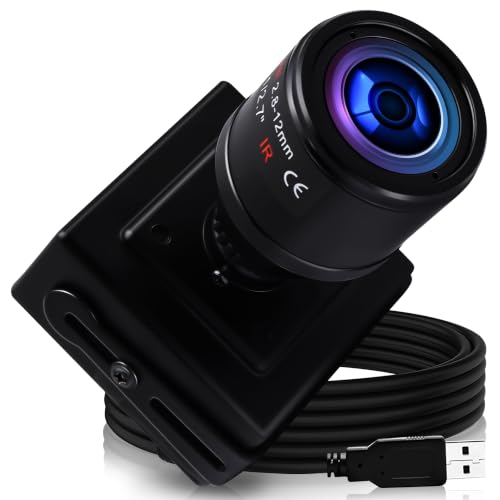 Amazon.co.jp: コンピューター用HD USBカメラ、2.8-12mm 4倍光学ズーム