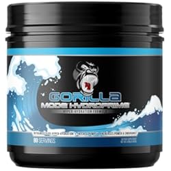 Gorilla Mind Hydroprime® Glycerol Pre-Workout - Hydrating Pre-Workout Formula for Intense Pumps · Intramuscular Hyper-Hydration · Increased Power & Endurance/Mixes Flawlessly - 400g