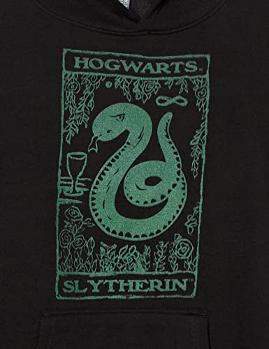 Pull Serpentard Harry Potter enfant sweat à capuche vert motif tarot magique - 2