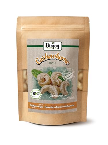 Biojoy Anacardos Crudos Ecológicos (250 g), naturales y enteras
