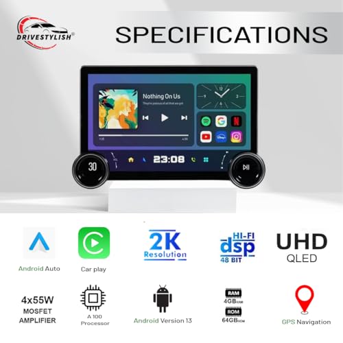 Image of Diamond 2K Diamond 10.1-Inch Android Music System - High-Resolution Touchscreen, Bluetooth Connectivity and Advanced Audio