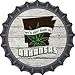 SMART BLONDE Lets Get High in Arkansas Novelty Metal Bottle Cap BC-1293