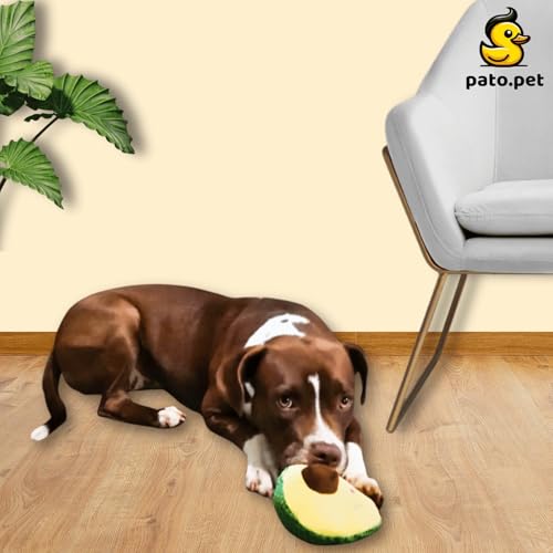 Kit 5 Pelúcias Foods para Pets Premium PATO.PET - Brinquedo Interativo para Cães e Gatos, Costura Re