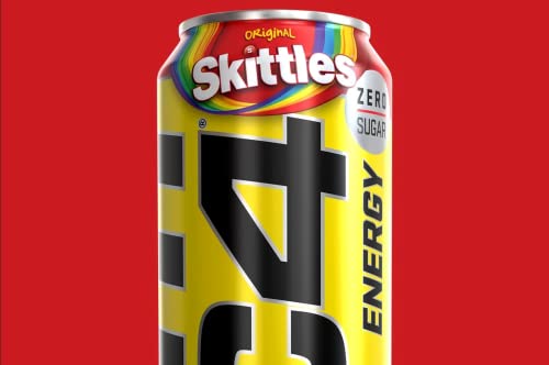 Cellucor C4 Energy Drink, Skittles, Carbonated Sugar Free Pre Workout Performance Drink With No Artificial Colors Or Dyes, 12 Oz, Pack Of 24 #TOP6