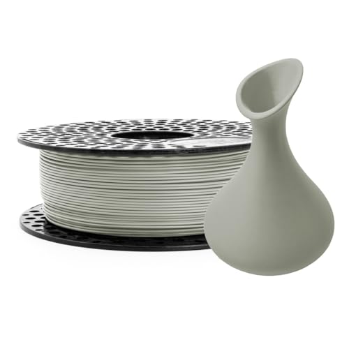 AzureFilm PLA Matte HS 3D Printer Filament 1.75mm, 1kg Spool, High Speed, Ultra Matte Finish, Easy Printing, PLA Filament, for High Speed Printers (Sage, 1kg)