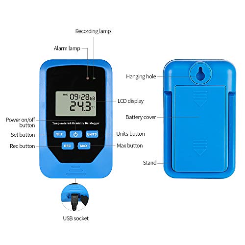 Enregistreur de données de température USB HUIOP RH TEMP