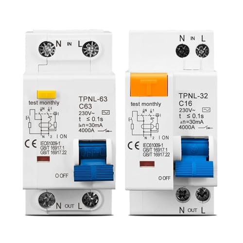Disjoncteur TPNL 1P+N résout les pannes de surcharge de courant 40A