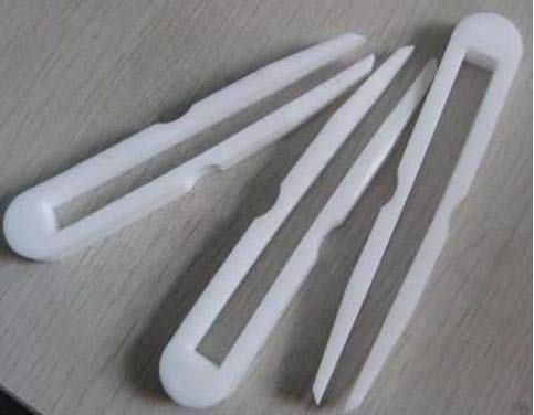Pince à épiler en PTFE pur GOWE F4 instrument anticorrosion 250mm