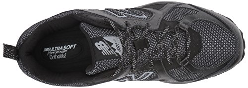 New Balance Tênis de corrida masculino 481 V3 Trail, Preto/ímã/prata metálica, 11 X-Wide