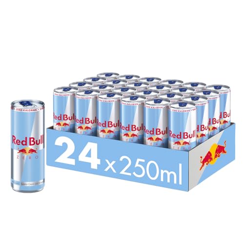 Red Bull Bebida Energética, Zero, 24 x 250 ml