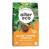 Alter Eco | Salted Caramel Truffles | 58% Pure Dark Cocoa, Fair Trade, Organic, Non-GMO, Gluten-Free Dark Chocolate Truffles | 20 Truffles
