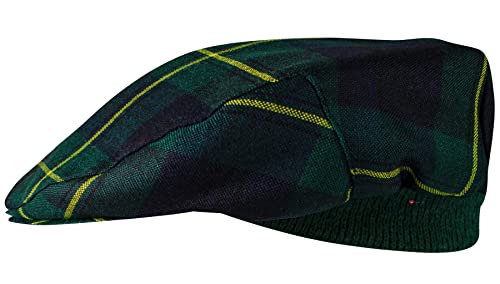 Casquette plate avec bande élastique ajustable motif tartan Johnston Modern