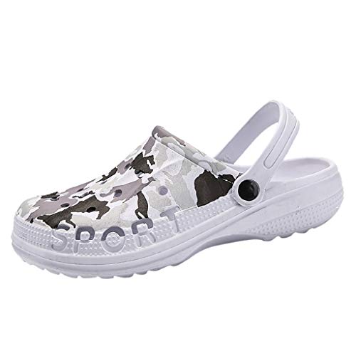 Men's Clogs Summer Hole Shoes Sandals Breathable Casual Non-slip Beach Slipper Indoor Outdoor
