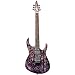 Produktbild EART H6 E-Gitarre Fix Bridge Gitarre mit 6 Saiten Solid-Body Rechtshänder E-Gitarre für Heavy Metal Musik, Pop, Rock, Dendritic Veneer Gitarre