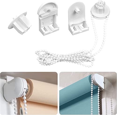 Plastic Blind Repair Kit 25mm - Child Safe Spare Replacement Fittings for Curtain Rods/Blackout Roller Blind Brackets