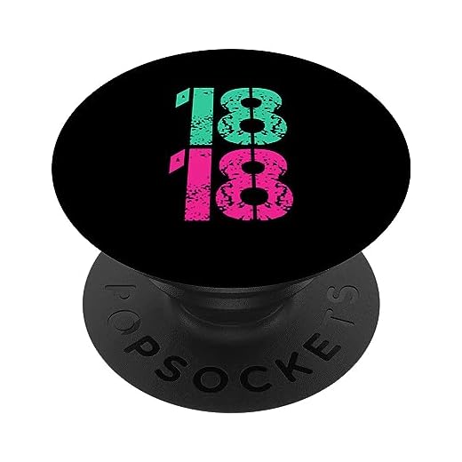 18 cumpleaños 18 años dieciocho chicos niñas PopSockets PopGrip Intercambiable
