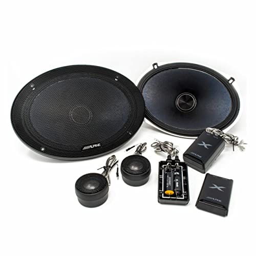 Magnete alNeodimio Alpine Electronics X-S69C - Speaker della Serie X Separato a 2 Vie 6 x 9 (16 cm x 24 cm)