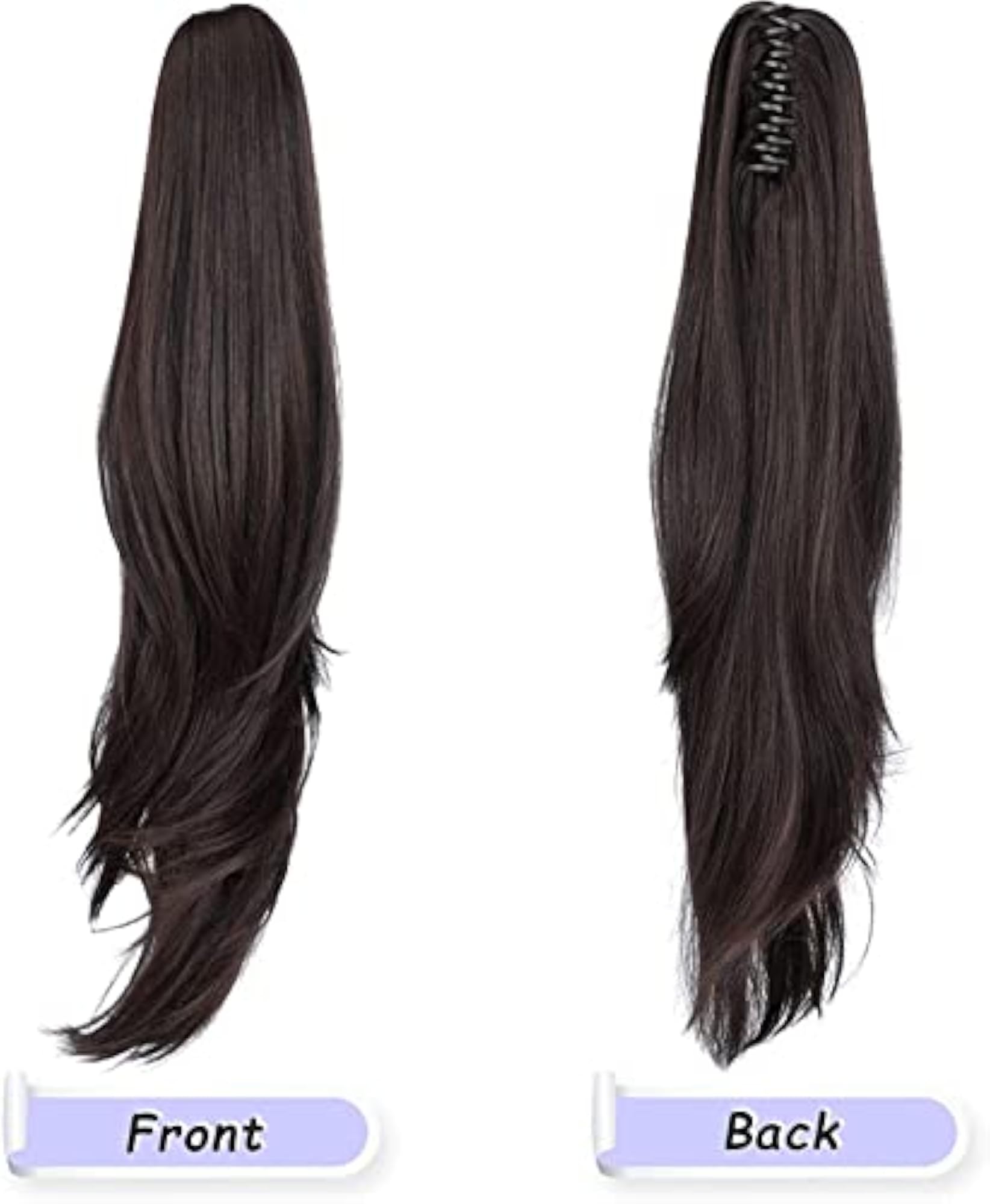 Claw Clip Ponytail Hair Extension, 24 Inch Long