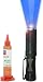UV Light Flashlight Torch (Black) with Liquid Optical Clear Adhesive (LOCA), 5ml for for Iphone Samsung Motorola HTC LG Sony Nokia Xiaomi