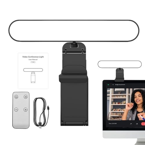 Luz videoconferencia portatil regulable con 40 LED para portatil