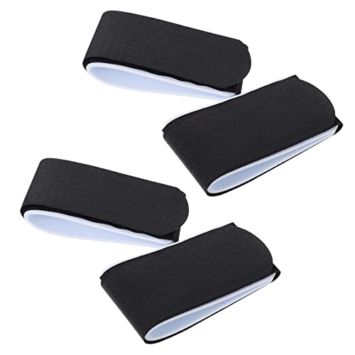 KICHOUSE Ski Board Accessories Set 4 Pack Nylon Ski Straps Snowboard Binding Retainer Bands Simple Practical Design