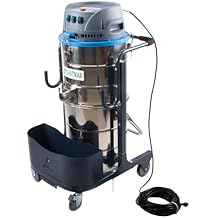 SM100 Industrial Wet/Dry Vacuum with Jet Pulse Filter Cleaning Function, 26.4-Gal Tank, 212 CFM, 120" Water Lift, HEPA Filtration, Detachable Squeegee