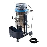 SANITMAX SM100 Industrial Wet/Dry Vacuum with Jet Pulse Filter Cleaning Function, 26.4-Gal Tank, 212 CFM, 120
