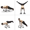 Viva Fitness Parallettes Dip Bars Push Up for Crossfit, Calisthenics, Gymnastics, Bodyweight gallery image