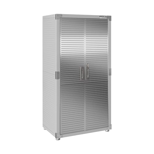 Seville Classics UltraHD Solid Steel Lockable Metal Storage Cabinet Locker