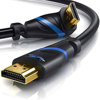 CSL - 8K HDMI Cable 2.1 Angled 90° - Angled Connector 90 Degree - 8K @ 60 Hz with DSC - 7680 x 4320-3m (Metres) - HDMI 2.1 2.0a 2.0b - 3D - UHD II - Dynamic HDR-10+ - eARC - VRR - Dynamic olby vision