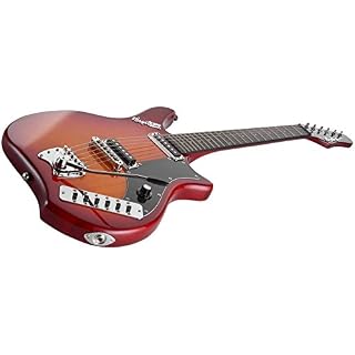 Hagstrom IMP-BLK Guitare électrique 6 cordes Noir brillant Cherry Sunburst - Les Beatles, Paul McCartney, John Lennon, RIngo Starr, George Harrison Hagstrom IMP-BLK Guitare électrique 6 cordes Noir brillant Cherry Sunburst – Image 5