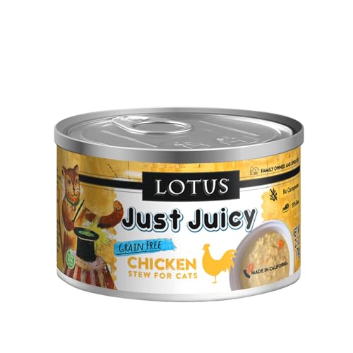 Lotus Cat Food Just Juicy Chicken Stew 24/5.30 oz