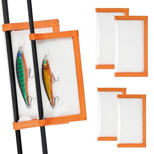 Couvertures de leurres de pêche transparentes et protecteurs d'hameçons triples