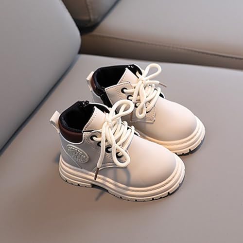 Boys Girls Unisex Ankle Boots Kids Toddler British Style Contrast Boot Side Zipper Design Casual Shoes Dress Booties3