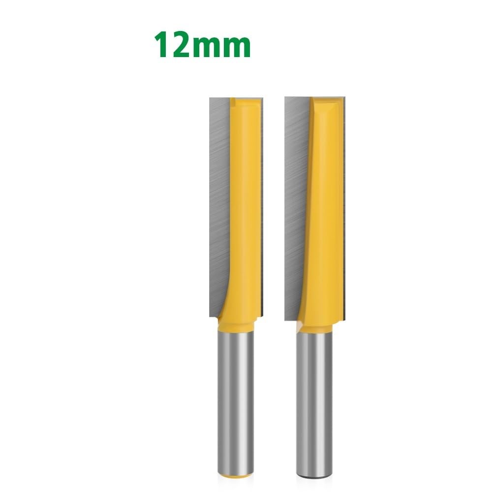 Fresa para ranuras en T, Broca enrutadora recubierta de PTFE, 12x18mm, 20mm, fresa for máquina grabado, 1 ud(12x20mm)
