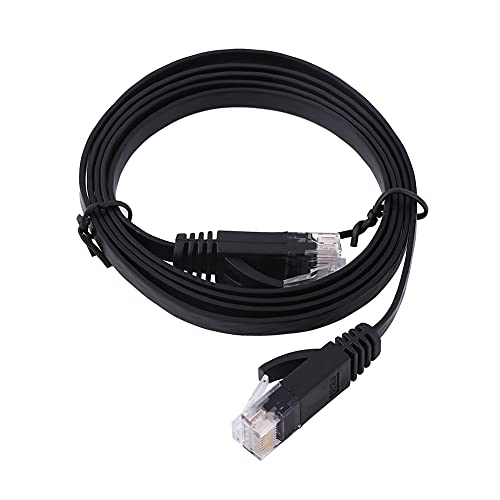 Beufee Câble Ethernet Cat 6, Câble LAN Connecteur De Câble Ethernet Câble Ethernet Plat Cat6 Câble Croisé Ethernet Câbles De Routeur De Patch UTP...