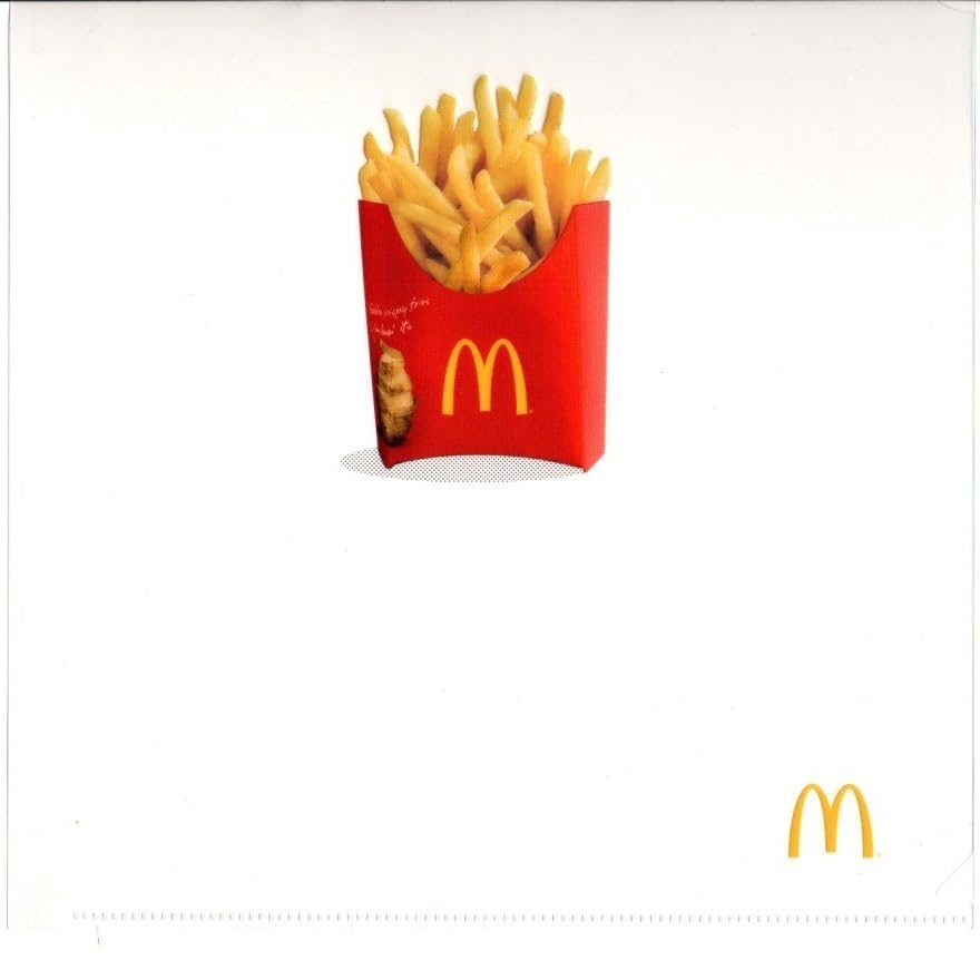 ◆レアなミニクリアファイル◆マクドナルド　マック　マクド Amazon.co.jp: クリアホルダー クリアファイル マックフライ