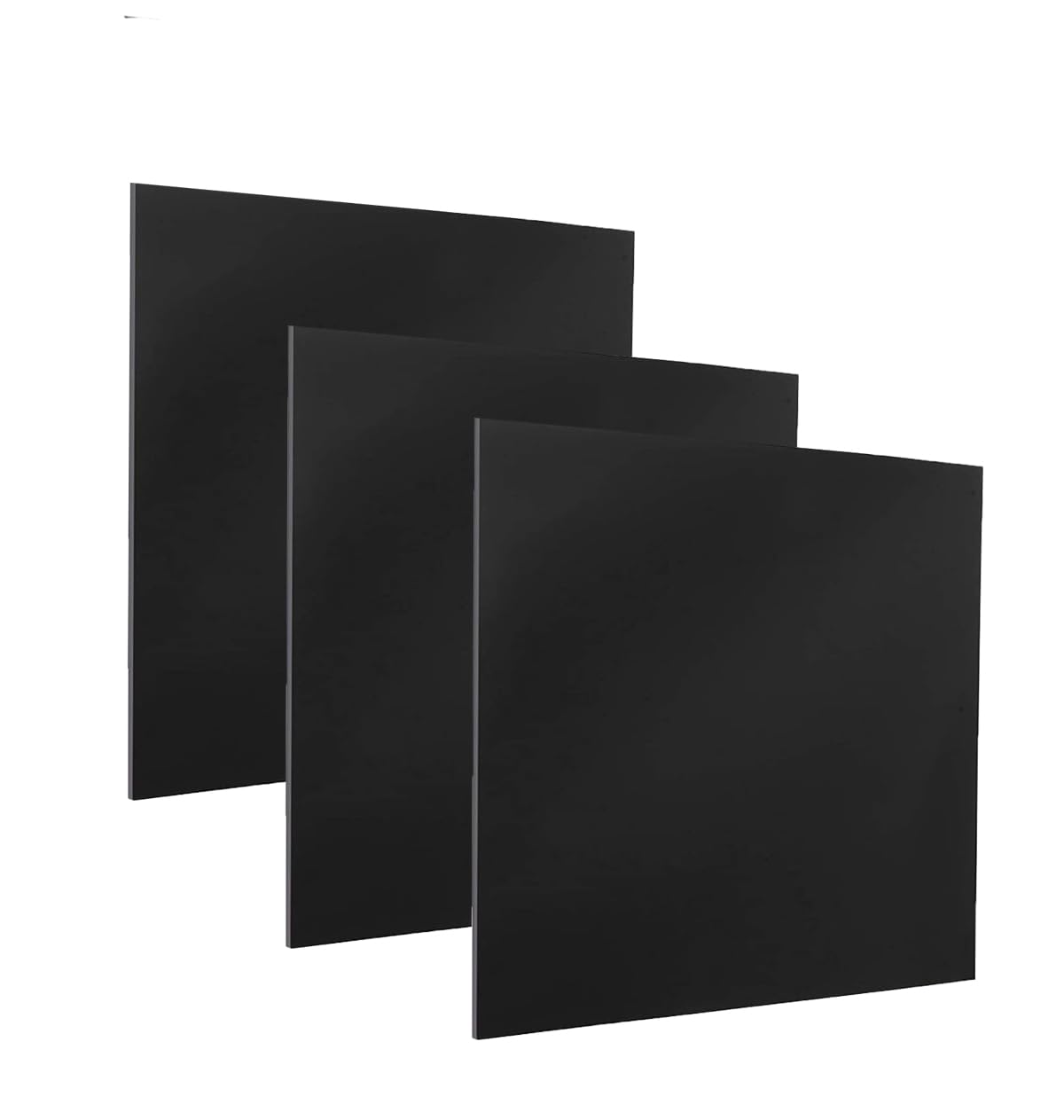 XMRISE Bakelite Phenolic Resin Sheets Plates Panels Flat Boards PCB 100mm x 100mm,Black,5mm 3 tablets