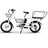 [Single/Dual Battery]:Two battery options are offered. The first option is a 48V/17.5Ah IPX6 waterproof battery that allows you to ride up to 70 miles. And the second option is dual battery, including equipped with two 17.5Ah (one of them is backup b...