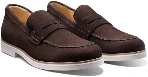 Samuel Hubbard Tailored Traveler Men's Dress Loafer, Coffee Bean Suede, 9.5
